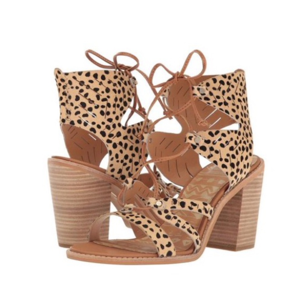 Dolce Vita Luci Ghillie Leopard Heels
